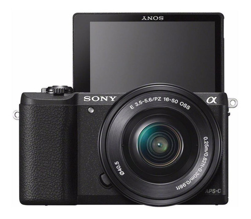 Imagen 2 de 7 de Sony Kit Alpha 5100 + lente 16-50mm OSS ILCE-5100L sin espejo color negro