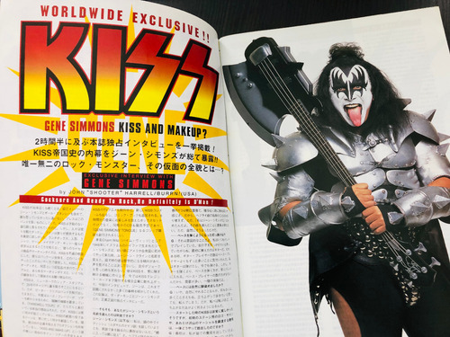 Kiss Revista Burrn! Japón Enero 2002 (Usado)
