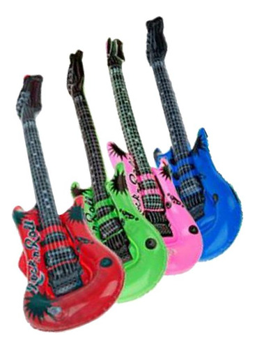 2 Piezas De Guitarra Inflable Aleatorio Juguete Del Favor