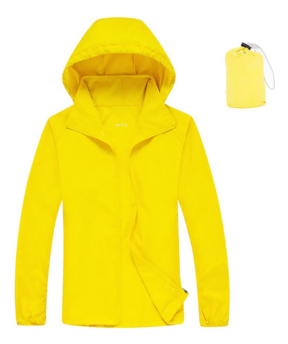 Chamarra Impermeable Para Mujer Con Capucha, Rompevientos, C