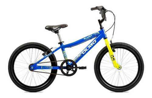 Bicicleta niño infantil Olmo Reaktor R20 frenos v-brakes color azul con pie de apoyo  