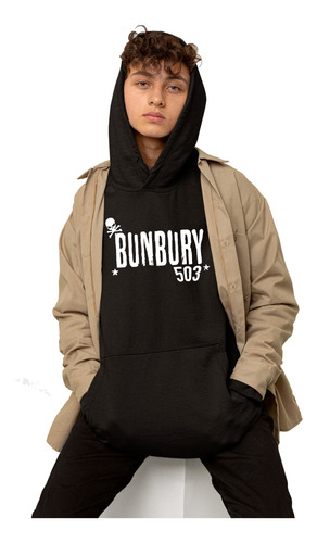 Sudadera Basica Bolsa Frontal Enrique Bunbury Palosanto