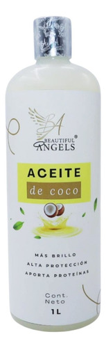 Aceite De Coco 1l Antifrizz Hidrata Regenera Y Protege