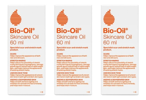 Bio - Oil 60ml Aceite Corporal - Pack X 3