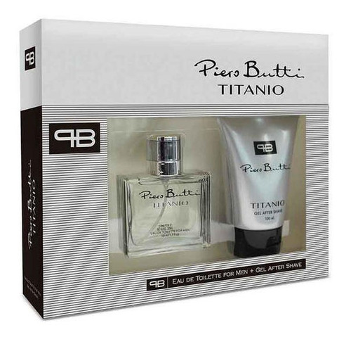 Perfume De Hombre Titanio 50 Ml + After Balm Piero Butti 