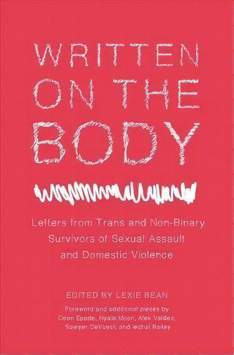 Written On The Body, De Lexie Bean. Editorial Jessica Kingsley Publishers, Tapa Blanda En Inglés