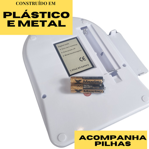 Balança De Cozinha Digital Alta Precisão 10kg Bmax