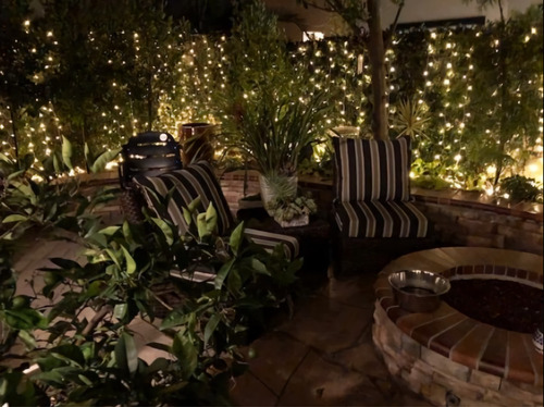 Cascada De Luces Led Con 300 Leds Efecto Chorro Y Malla