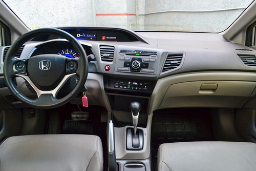 Imagem 7 de 10 de Civic Lxr 2.0 Flex Automático 2013/14 Top Só De Brasília