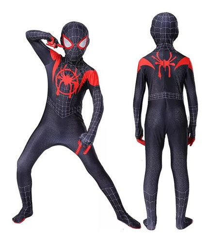Disfraz Spiderman Version Miles Morales De Niño