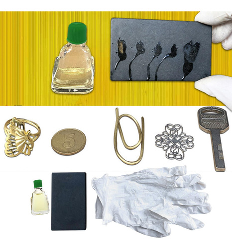 Kit De Prueba De Oro Touchstone Para Probar Joyas, Monedas,