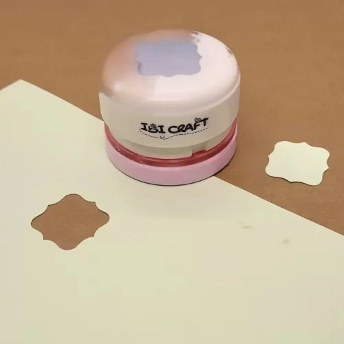 Perforadora Magnetica Anywhere 25mm 1'' Cuadro Ibi Craft Color Blanco Y Rosa