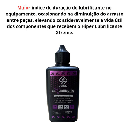 Aceite lubricante Bike Corrente Solifes Hyper Xtreme 75 ml