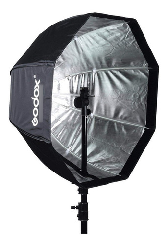 Kit Softbox Godox 80cm Octabox P Flash Lâmpada Luz Contínua