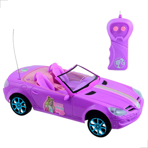 Carrinho Da Barbie Controle Remoto Fashion Style Driver 