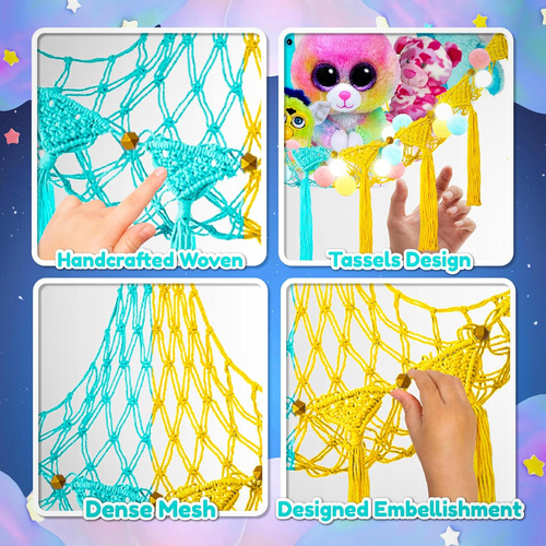 Popstick - Hamaca De Peluche Con Luz Led, Soporte Para Jugue