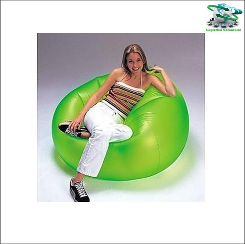 Silla Sillon Puff Inflable Hogar 68546 Intex 100kg Maximo