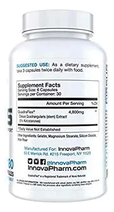 Suplemento Innovapharm Superior Cissus Quadraflex 180 Cápsul