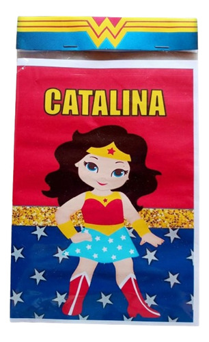 2 Libros Para Colorear Personalizado Mujer Maravilla Dc