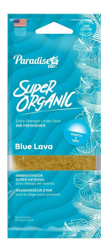 Imagen 1 de 1 de Ambientador Super Organic Blue Lava 46 Gr