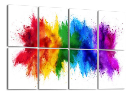 Panel Acustico Artistico Autoadhesivo Colorido Arco Iris 8
