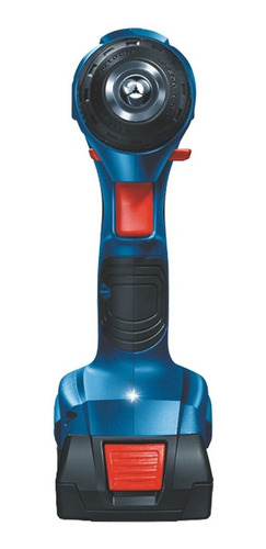 Imagen 6 de 6 de Taladro percutor atornillador inalámbrico de 13mm Bosch GSB 180-LI 18V + accesorios con maletín de transporte + 2 baterías 2.0ah y cargador 220V