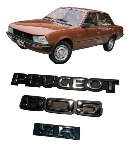 Insignia Peugeot 505 Sr Juego X 3