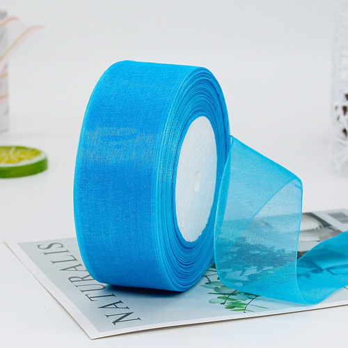 3 Rolos De Fitas De Organza Com 4 Cm De Largura E