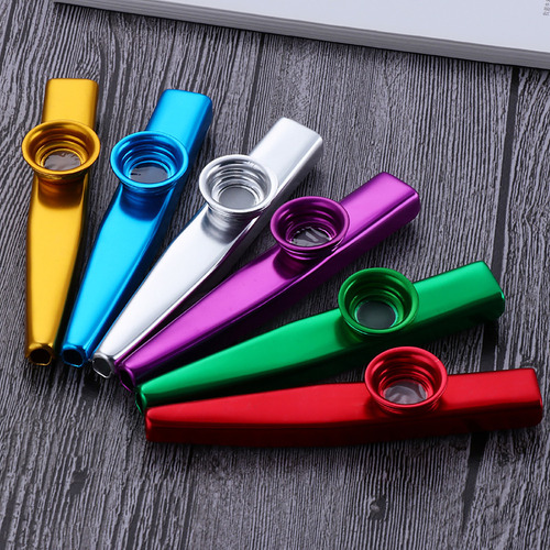 Kazoo De Aleación De Aluminio 6pcs Para Niños.adultos Prin