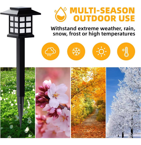 Iluminação Solar Led Kit 6 Un Bomvink Bom-4601 Ip65 Externo