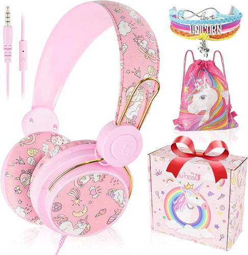 Auriculares De Unicornio Para Niñas Y Niños Para La E...