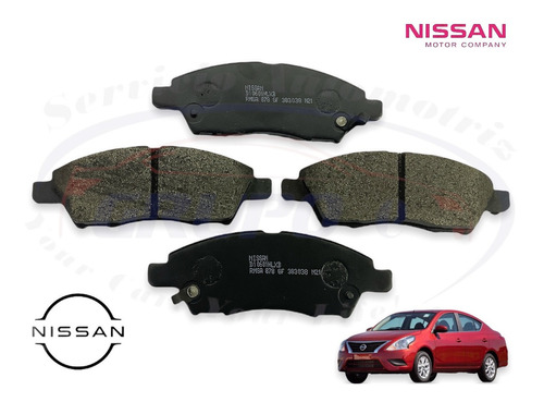 Balatas Frontales Versa 1.6 L 2015 2016 2017 Nuevas Nissan 