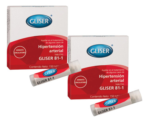 Gliser 81-1 Hipertensión Arterial (2 Piezas)