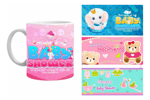 Plantillas Hd Digital Para Sublimar Tazas Baby Shower Png