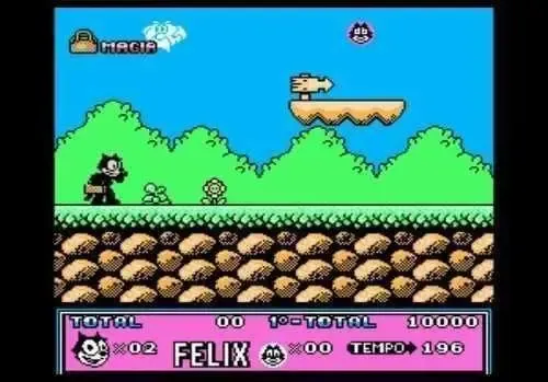 Felix The Cat Gato Português Sega Mega Drive Genesis Tectoy