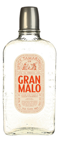 Licor De Tequila Gran Malo Spicy Tamarindo 750 Ml