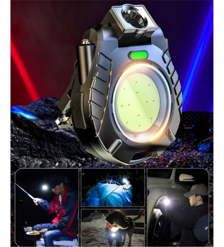 2 Unidades De Luces Led Multifuncionales Impermeables Con Cl