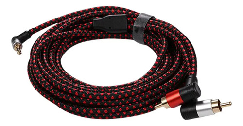 Adaptador De Audio Auxiliar De 3,5 Mm A Cable De 5 Metros