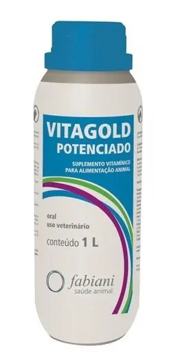Vitagold Potenciado 1 Lt - Suplemento Vitaminico P Animais