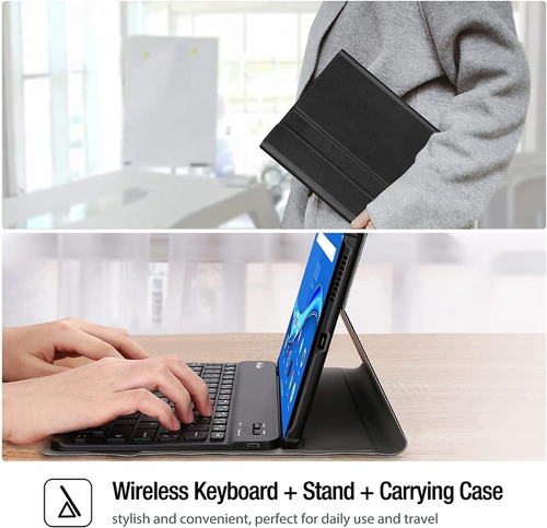 Funda Con Teclado Bluetooth Para Lenovo P11 K10 Yoga 11