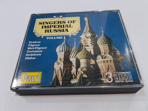 Singers Of Imperial Russia Volume 1 - 3cd 1992 Europa Mint