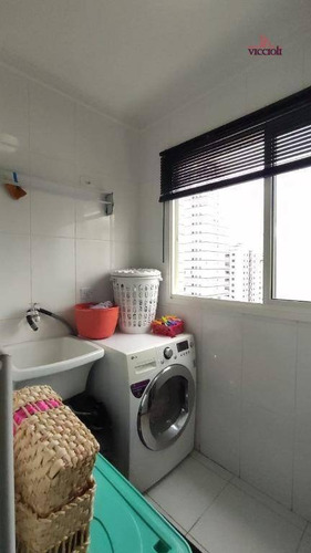 Apartamento Com 1 Dormitório À Venda, 60 M² Por R$ 295.000,00 - Canto Do Forte - Praia Grande/sp - Ap1439