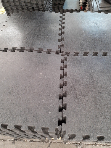 Imagen 5 de 6 de Loseta Piso Para Gimnasio, Armable Uso Rudo, 16 Piezas (4m2)