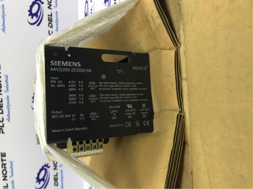Siemens Sidac 4ay2200-2eb00-0a Fuente De Poder