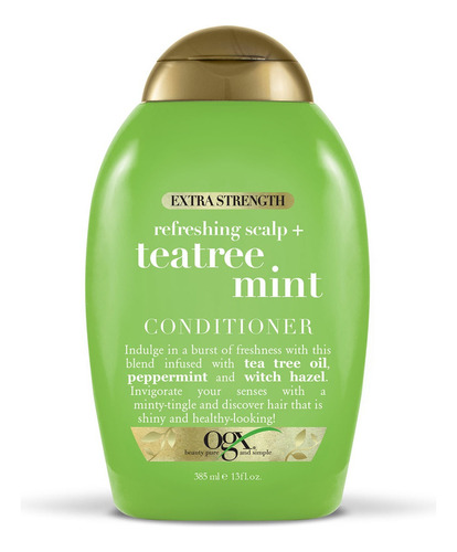 Acondicionador Ogx Extra Strength Refreshing Scalp Teatree Mint 385ml