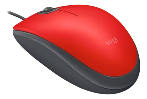 Mouse Logitech M110 Silent Optico Usb Rojo 910-006755 3btnes