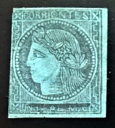 Argentina Corrientes Gj 2 1 Real T 5 Tachado 60 Nuevo L13259