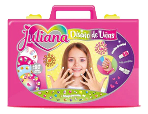 Valija Juliana Diseño De Uñas C/esmaltes De Verdad Chica Tv