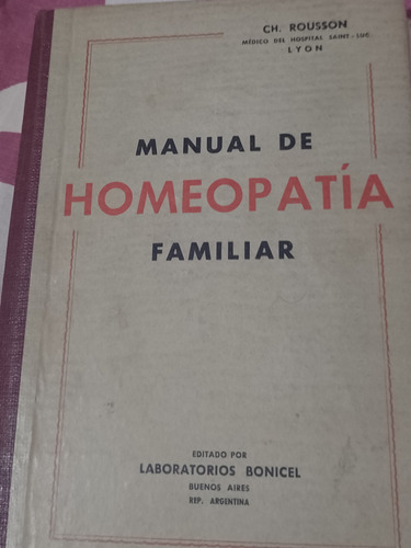 Manual De Homeopatía (de 1960) 