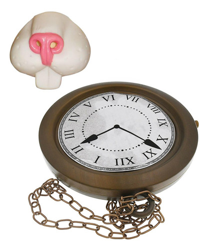 2025 Collar Con Reloj De Bolsillo Y Nariz De Conejo For